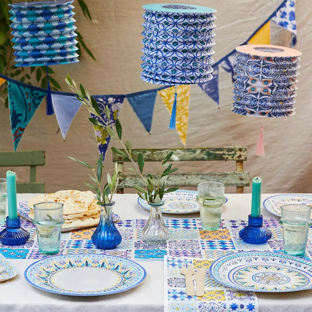 TalkingTables 12 Assiettes - Style Marocain