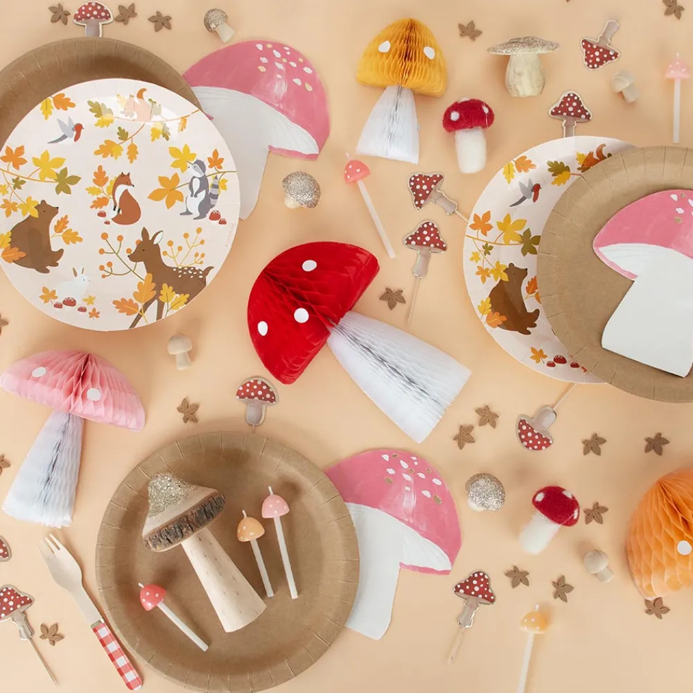 My Little Day 8 Assiettes Animaux Des Bois
