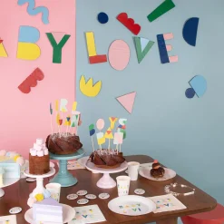 My Little Day 8 Assiettes Baby Shower Menthe