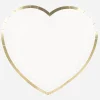 Party Pro 8 Assiettes Coeur Blanches