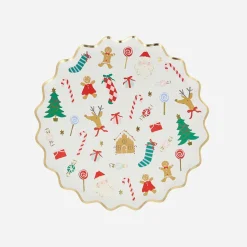 Meri Meri 8 Assiettes De Noel