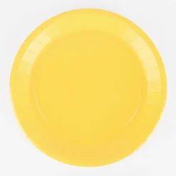 Isap 10 Assiettes Eco-Friendly Jaunes