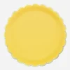 Party Pro 8 Assiettes Festonnees Jaunes