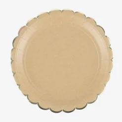 Party Pro 8 Assiettes Festonnees Kraft