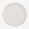 Party Pro 8 Assiettes Festonnees Rose Pastel