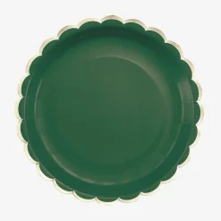 Party Pro 8 Assiettes Festonnees Vert Jungle