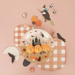 My Little Day 8 Assiettes Halloween