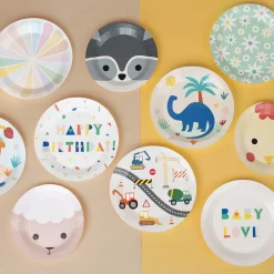My Little Day 8 Assiettes Happy Birthday Et Cotillons