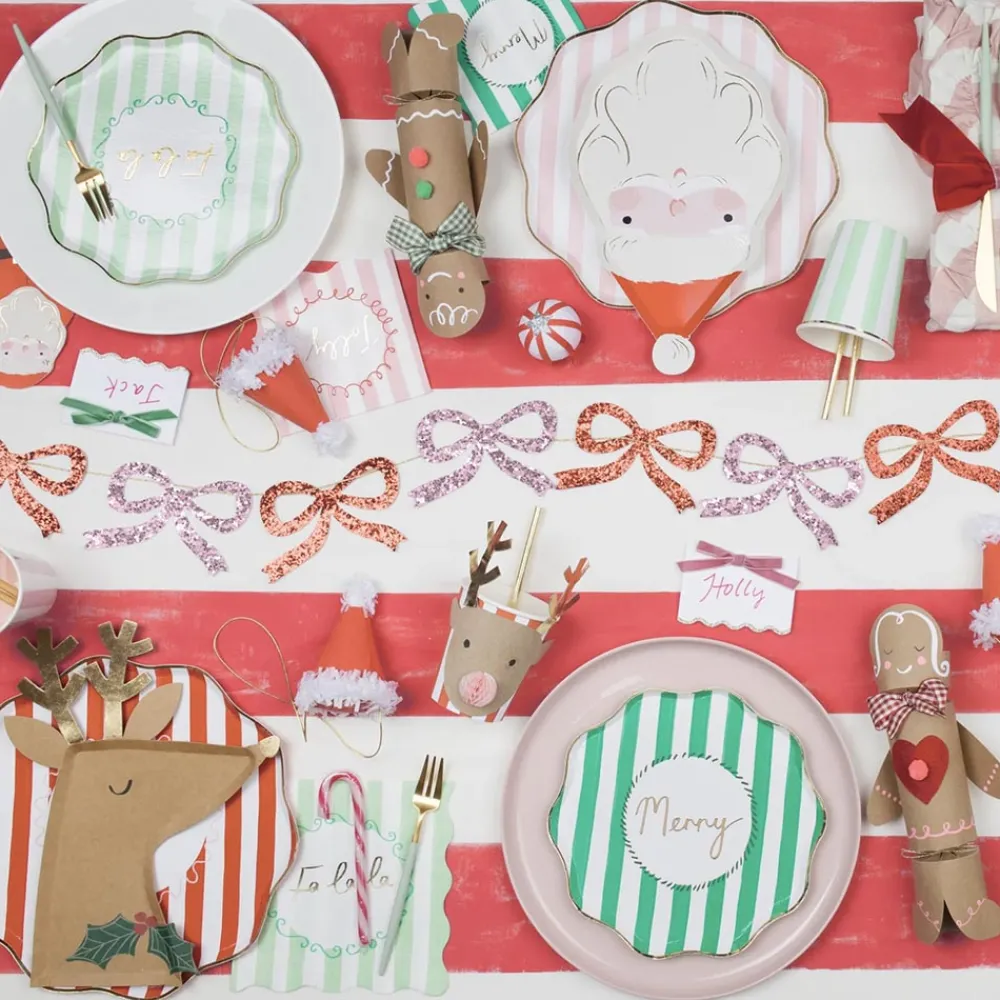 Meri Meri 8 Assiettes Pere Noel