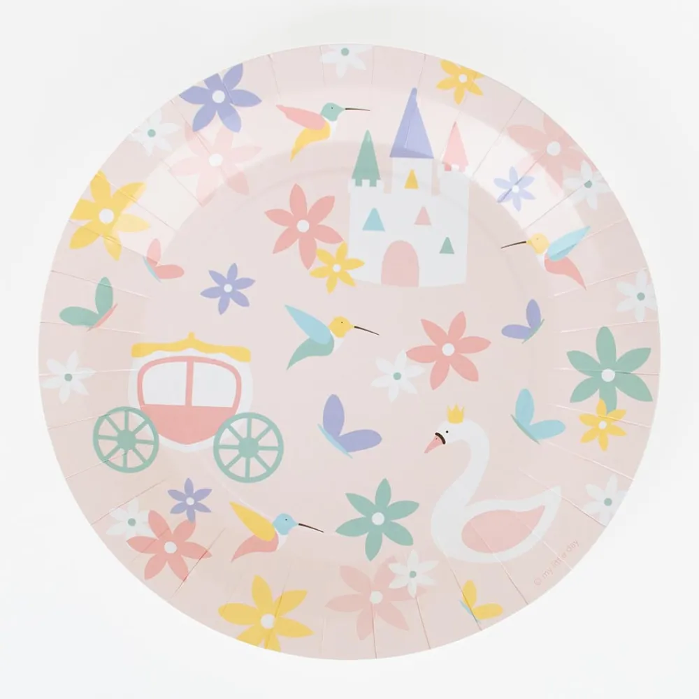 My Little Day 8 Assiettes Princesse