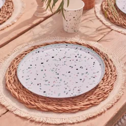 Ginger Ray 8 Assiettes Terrazzo