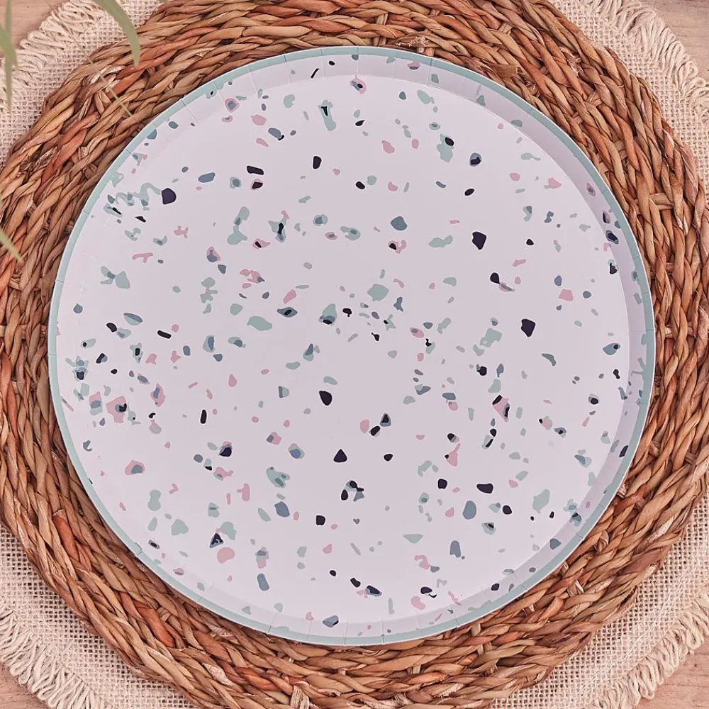 Ginger Ray 8 Assiettes Terrazzo