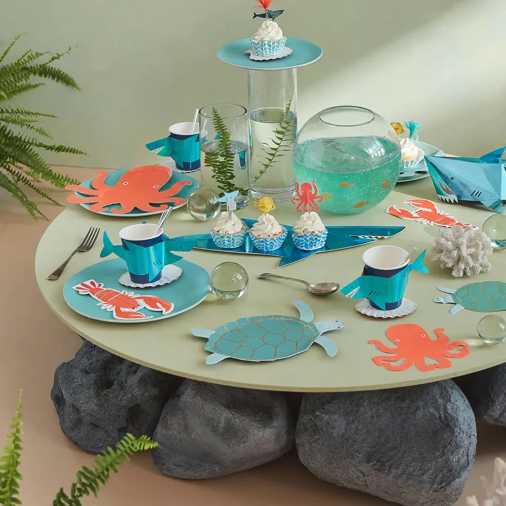 Meri Meri 8 Assiettes Tortue