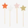 Meri Meri 8 Baguettes Etoiles Pailletees> Accessoires