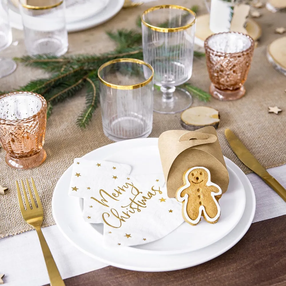Party Deco 10 Boites Cadeaux Kraft> Pochettes Cadeaux