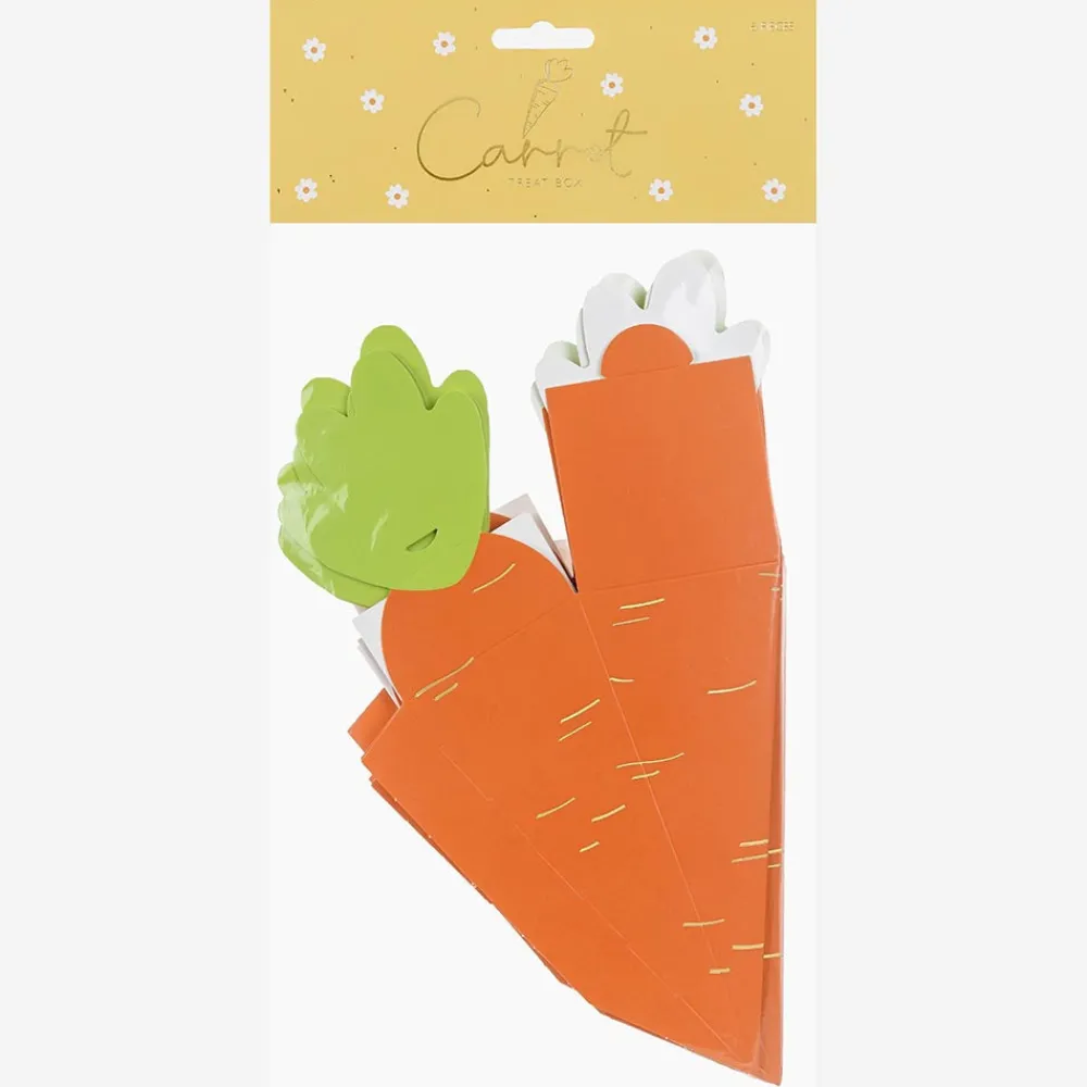Party Deco 6 Boites Carottes De Paques> Pochettes Cadeaux