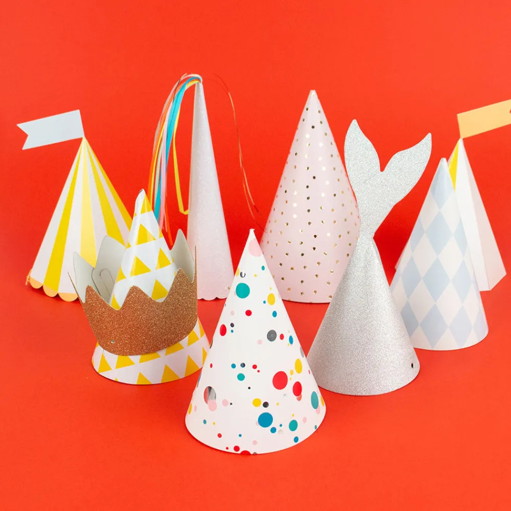 Party Pro 6 Chapeaux De Fete - Sirene Pailletee> Accessoires
