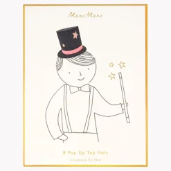 Meri Meri 8 Chapeaux De Magicien><noscript><img width=