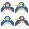Meri Meri 8 Chapeaux De Pirate> Accessoires
