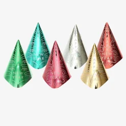 Rico Design 6 Chapeaux Pointus Happy New Year Multicolores> Chapeaux Pointus