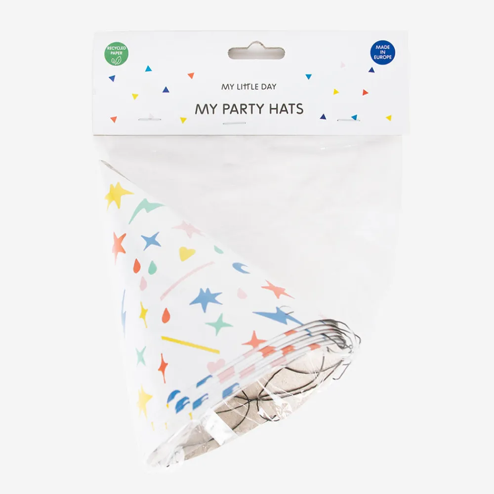My Little Day 8 Chapeaux Pointus Multicolores> Chapeaux Pointus