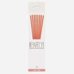 Unique Party 8 Cierges Magiques Rose Gold