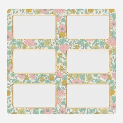 Party Pro 12 Etiquettes Cadeau Liberty> Stickers Et Gommettes