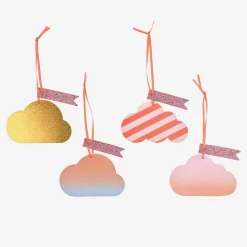 Rico Design 4 Etiquettes Nuages> Papier Cadeau