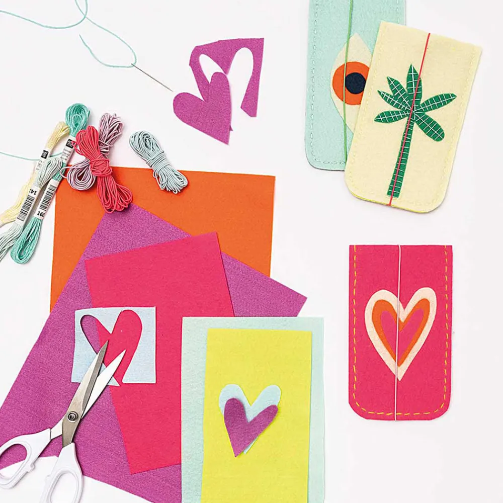 Rico Design 10 Feuilles De Feutrine Colorees