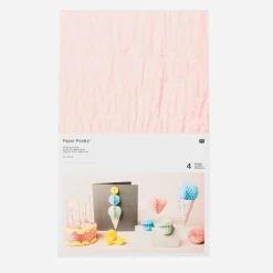 Rico Design 4 Feuilles De Papier Nid D'Abeilles Pastel