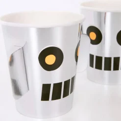 Meri Meri 8 Gobelets Robots