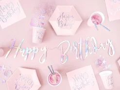 Party Deco 6 Gobelets Roses B' Day