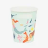 TalkingTables 8 Gobelets Sirenes Et Corail