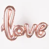 Arty Fêtes Factory 1 Grand Ballon Lettre - Love - Rose> Ballons Lettre