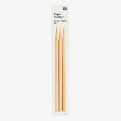 Rico Design 3 Grattoirs A Bois Pour Papier A Gratter
