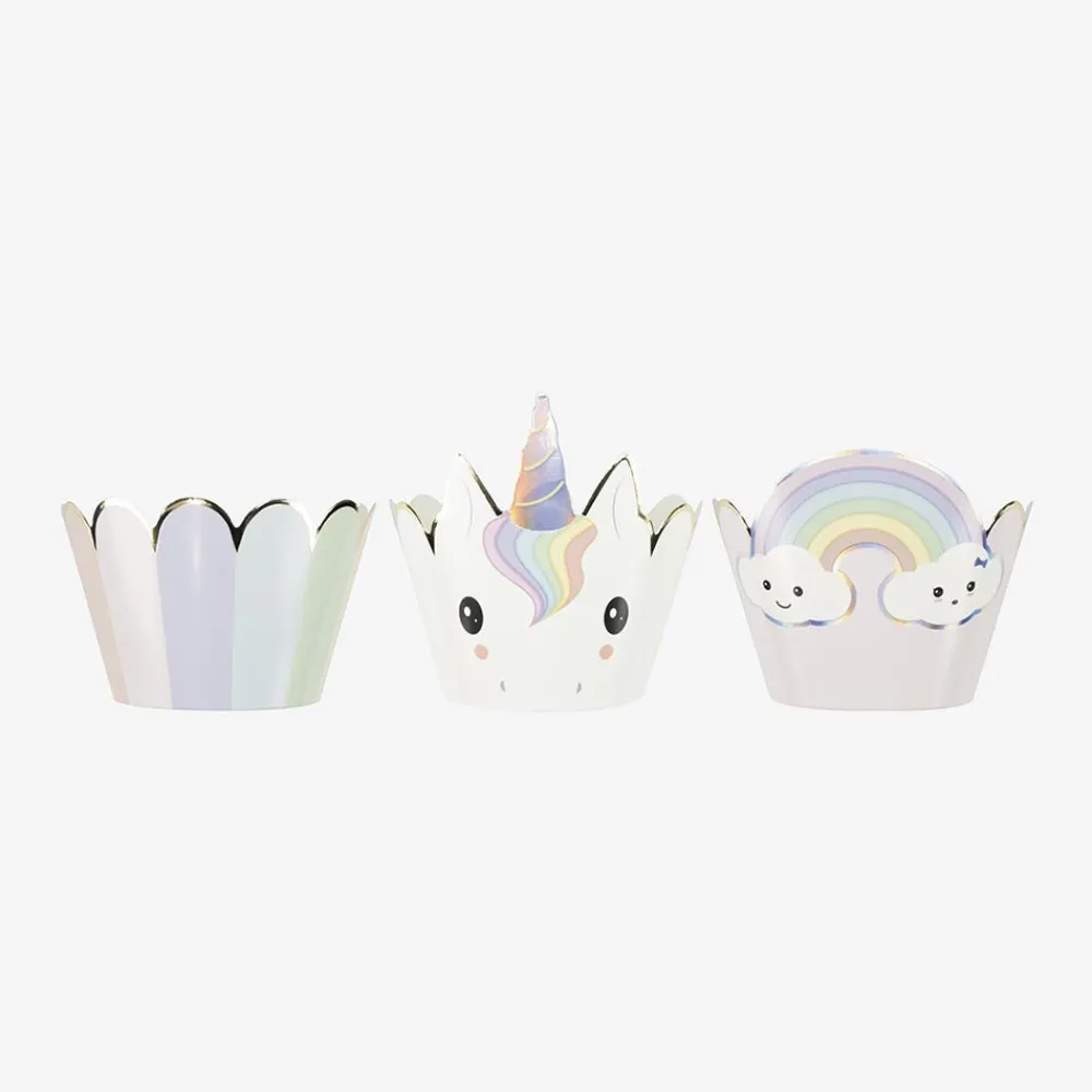 Party Pro 6 Habillages A Cupcake Licorne