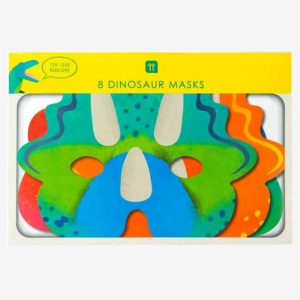 TalkingTables 8 Masques Dinosaures> Accessoires