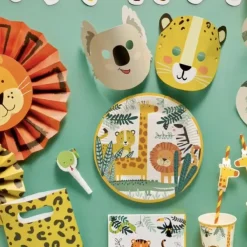 Amscan 8 Masques Safari> Accessoires