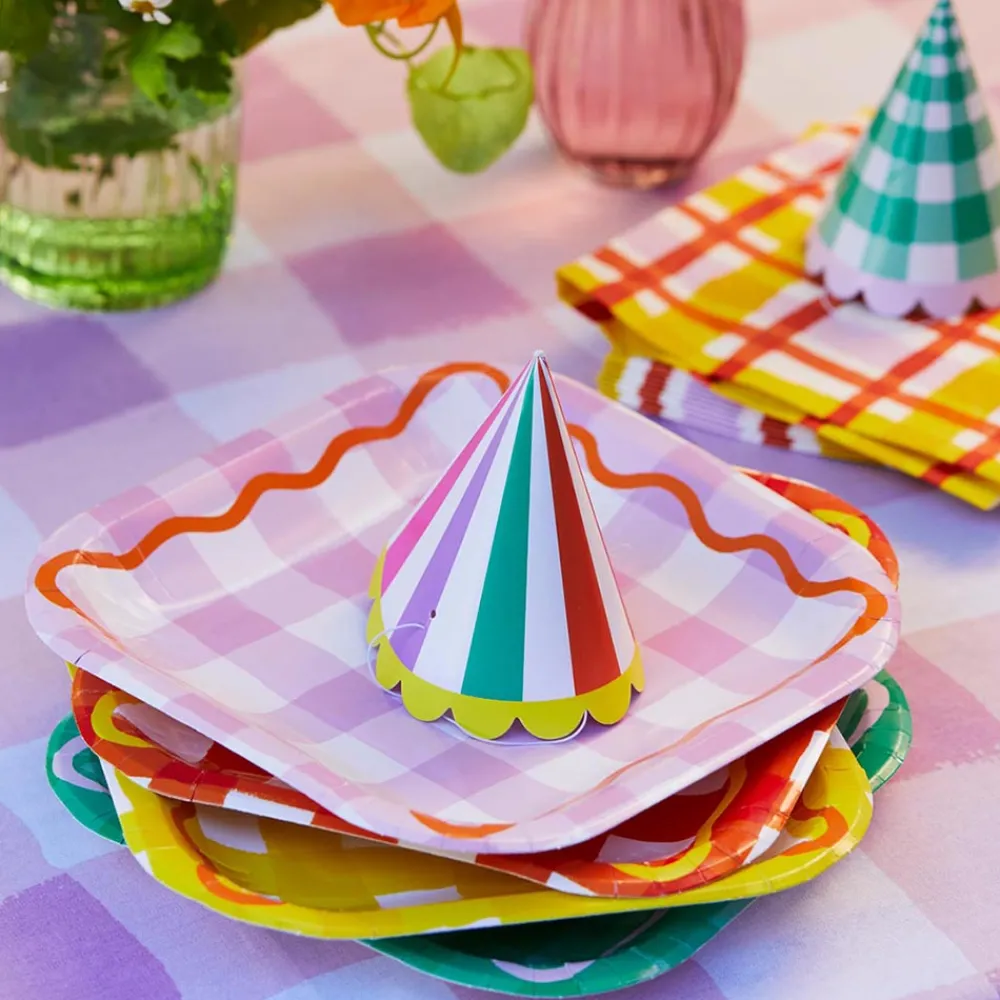 TalkingTables 8 Mini Chapeaux Pointus Multicolores> Chapeaux Pointus