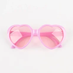 Party Deco 1 Paire De Lunettes Coeur - Rose> Accessoires