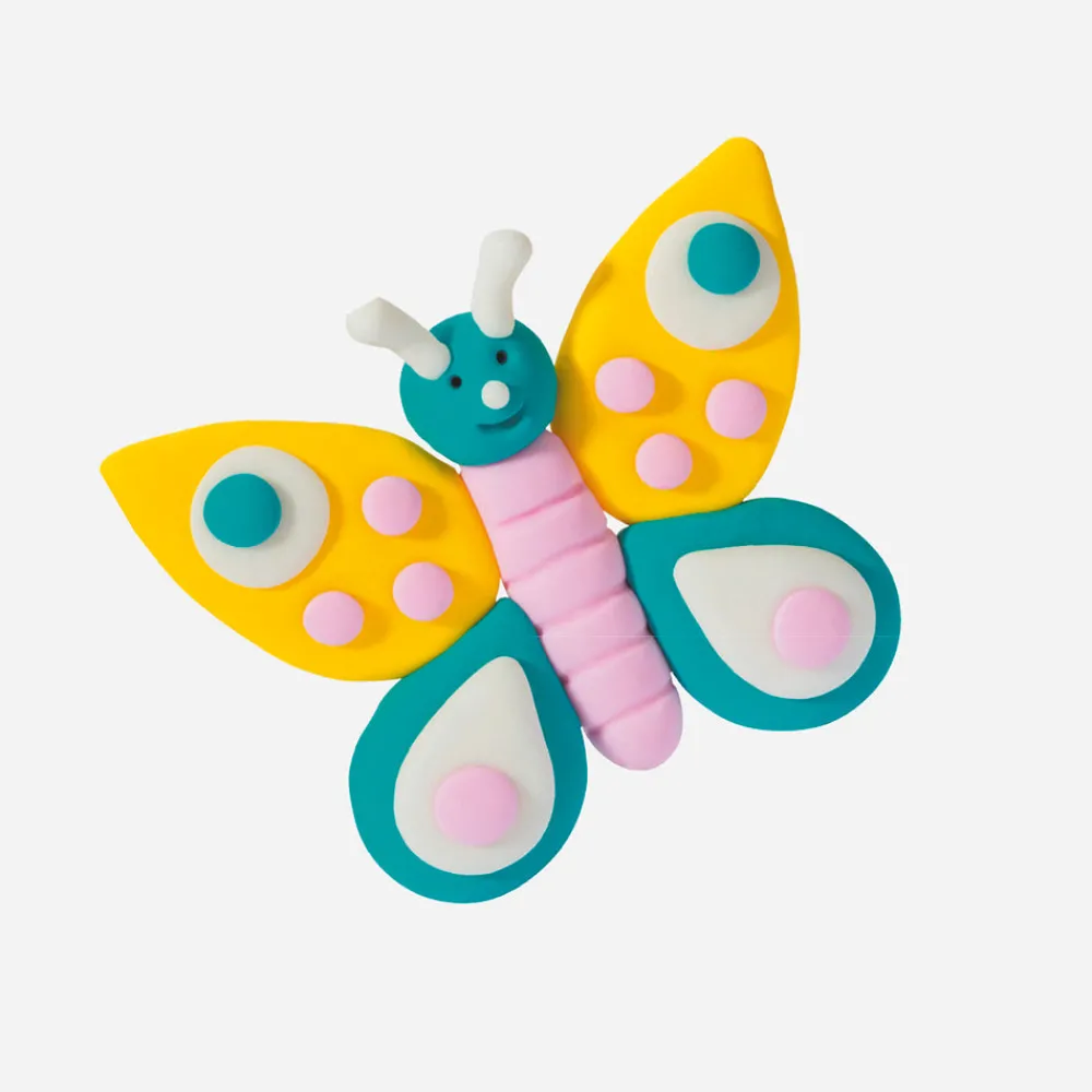 Graine Créative 6 Pates Fimo Multicolores Et Pailletees