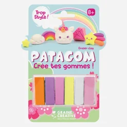Graine Créative 6 Pates Patagom : Licorne> Coloriages