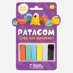 Graine Créative 6 Pates Patagom : Monstres Halloween> Coloriages