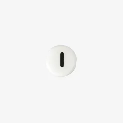 Rico Design 1 Perle Alphabet En Ceramique Blanche