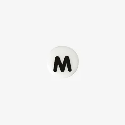 Rico Design 1 Perle Alphabet En Ceramique Blanche