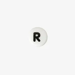 Rico Design 1 Perle Alphabet En Ceramique Blanche