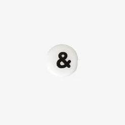 Rico Design 1 Perle Alphabet En Ceramique Blanche