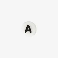 Rico Design 1 Perle Alphabet En Ceramique Blanche