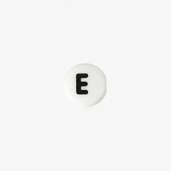 Rico Design 1 Perle Alphabet En Ceramique Blanche
