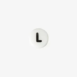 Rico Design 1 Perle Alphabet En Ceramique Blanche